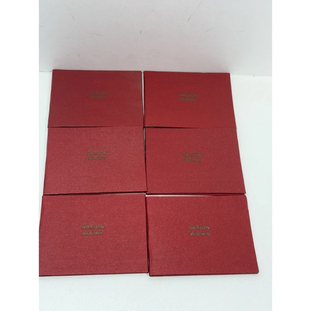 Ration Books‎ Holtite Cover  Case Lot Of 23 Brown Red Blue Green Ration Book WW
